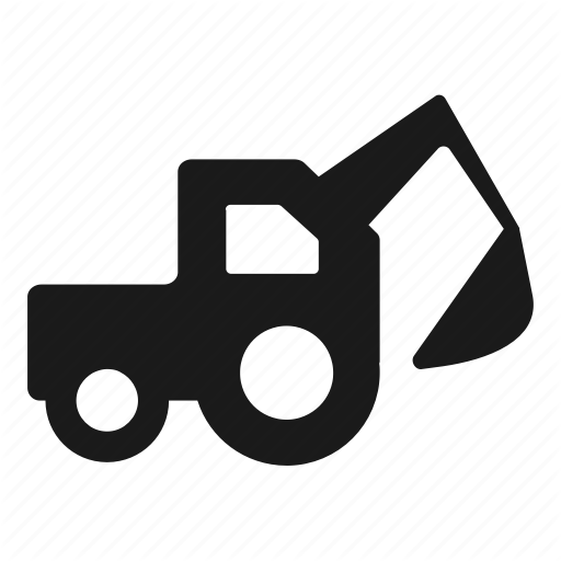 Business, Equipment, Excavator, Insurance Icon