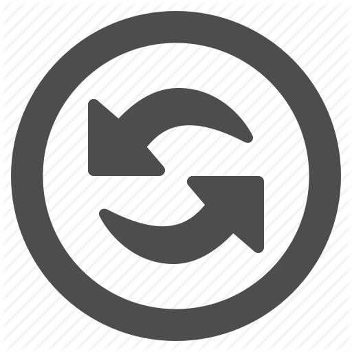 Arrow, Arrows, Button, Buttons, Exchange, Multimedia, Round, Web Icon