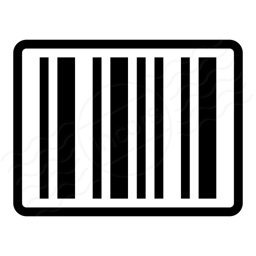 Iconexperience I Collection Barcode Icon With Barcode Label