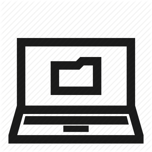 Computer, Explorer, File, Folder, Laptop, Notebook Icon