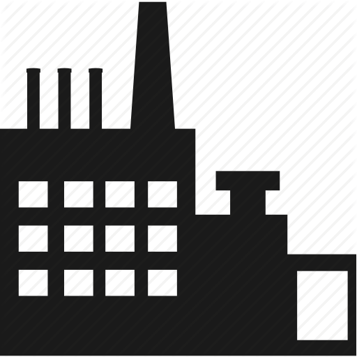 Building, Company, Factory, Industry Icon