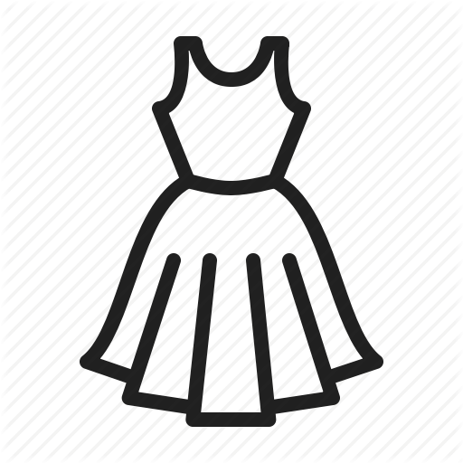 Clothes, Clothing, Dress, Fashion, Gown Icon