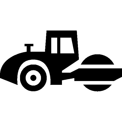 Roller Machine Of Construction Free Vector Icons Designed