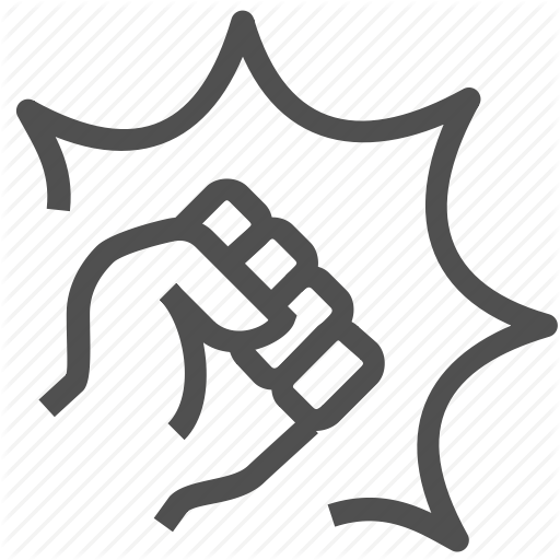 Computer, Fight, Fighting, Game, Hand, Hit, Stroke Icon