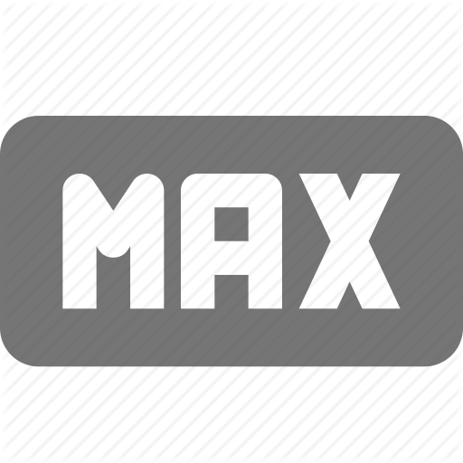 Extension, File, Format, Max Icon