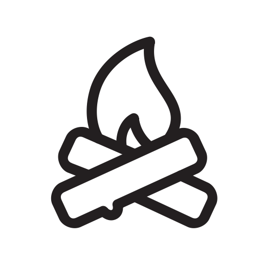 Christmas, Fire, Chimney, Fireplace Icon