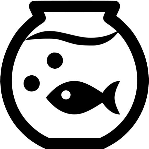 Black Fish Icon
