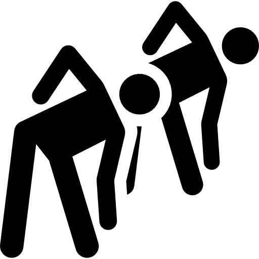 People Fitness Black Icon