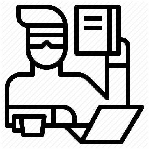 Avatar, Book, Coffee, Computer, Job, Jobs, Writer Icon