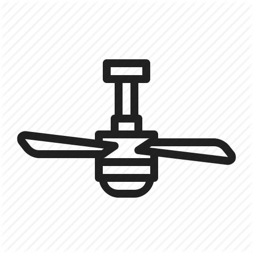 Ceiling, Fan, Interior, Lamp Icon