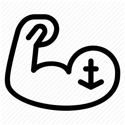 Anchor, Bic Fitness, Flex, Sport, Sports, Tattoo Icon