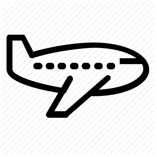 Airplane, Plane, Transportation Icon