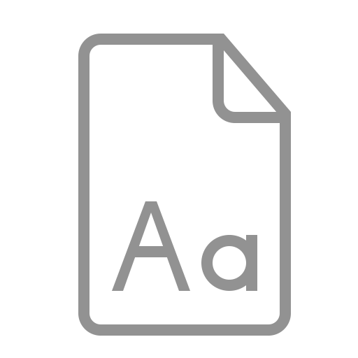 Document, Font Icon