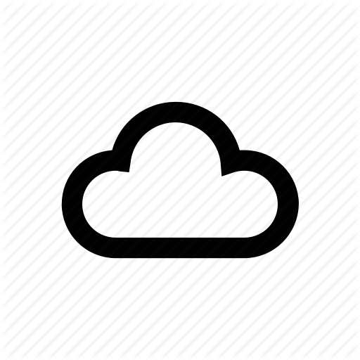 Climate, Cloud Vector Icon For All Weather, Rain, Snow