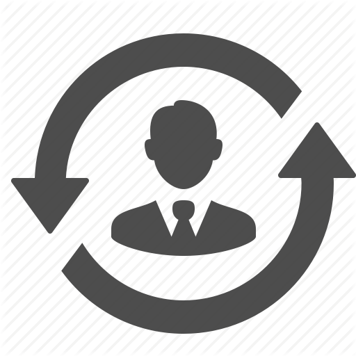 Arrows, Business, Businessman, Change, Exchange, Male, Man Icon