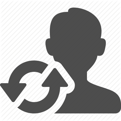 Arrows, Change, Exchange, Male, Man, User Icon