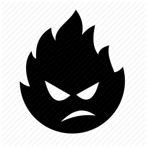 Danger, Fire, Flame, Hot, Monster Icon