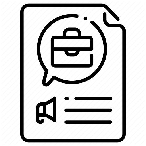 Career, Employment, Hire, Hiring, Job, Poster, Work Icon