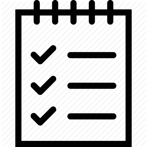 E Commerce Items Line Icon List Paper Shopping Shopping List Icon