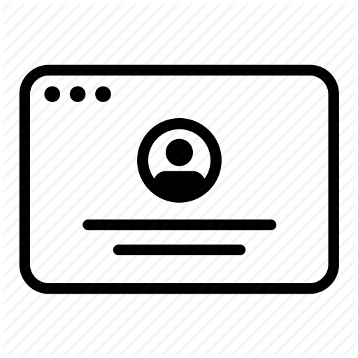 Bio, Contact, Information, Portfolio, Profile, User, Website Icon