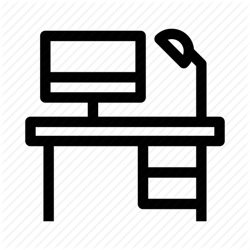 Desk, Furniture, Office, Office Desk, Table Icon