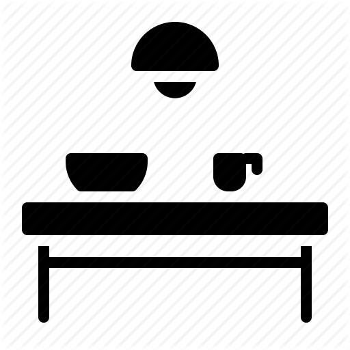 Dinner, Eat, Furniture, Table, Wood Icon