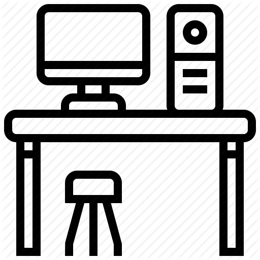 Collection, Computer, Decor, Desk, Furniture, Interior Icon