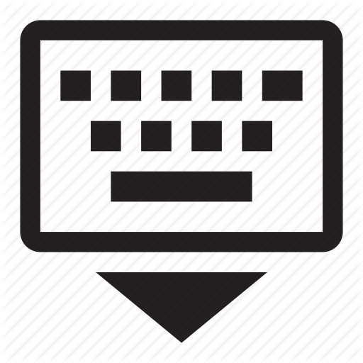 Down, Download, Edit, Guardar, Keyboard, Save Icon