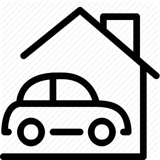 Car, Garage, Home, House, Vehicle Icon