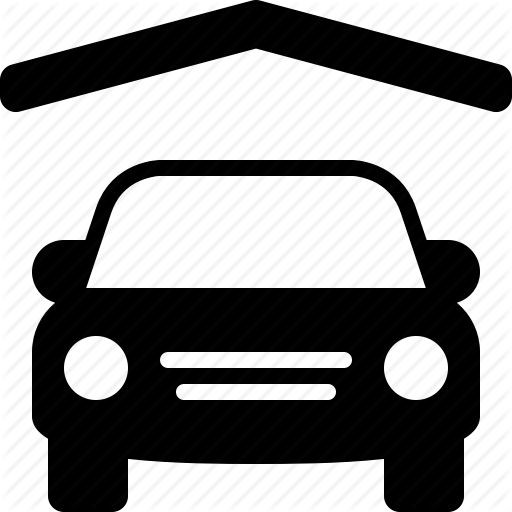 Car, Garage, Parking, Parking Lot, Parking Space, Roof, Vehicle Icon
