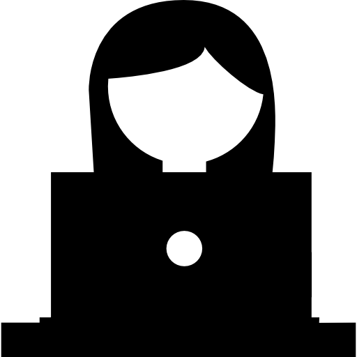 Girl Studying On A Laptop