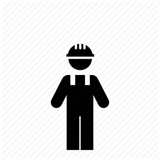 Contruction, Docks, Heavy Industry, Helmet, Man, Metal, Worker Icon