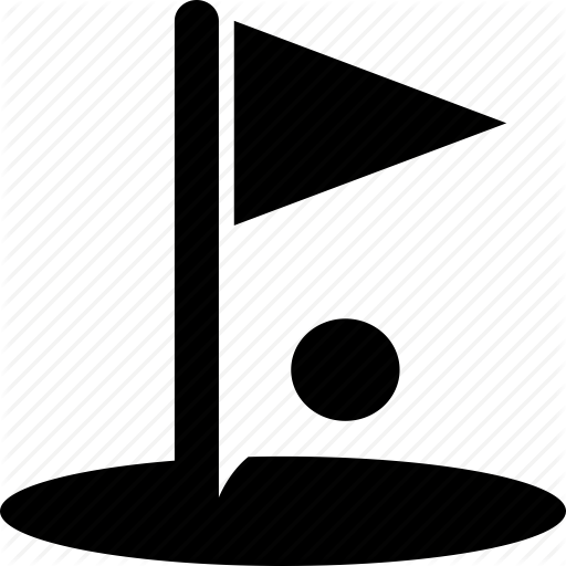 Ball, Club, Flag, Golf, Golf Club Icon
