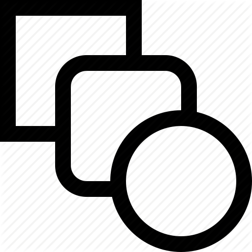 Circule, Corners, Design, Graphics, Shapes, Square Icon