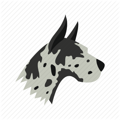 Animal, Dane, Dog, Graphic, Great, Pet, Puppy Icon
