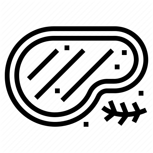 Food, Menu, Restaurant, Steak Icon