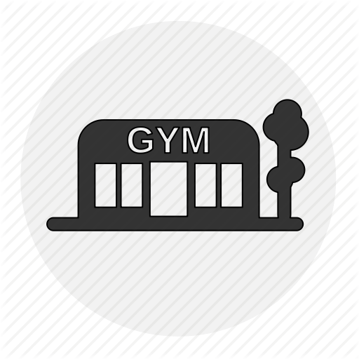 Bodybuilding, Building, Fitness, Gym, Health, Line, Place Icon