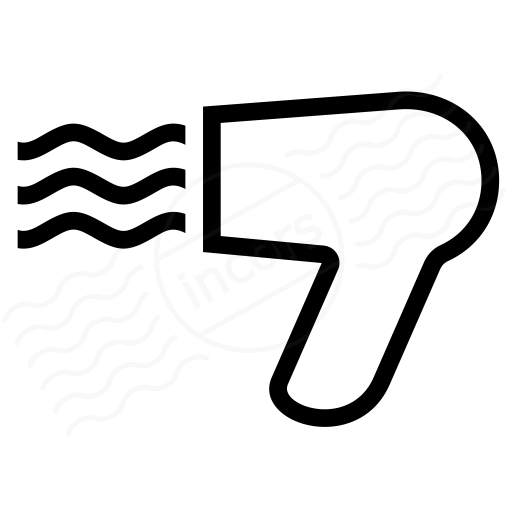 Iconexperience I Collection Hair Dryer Icon
