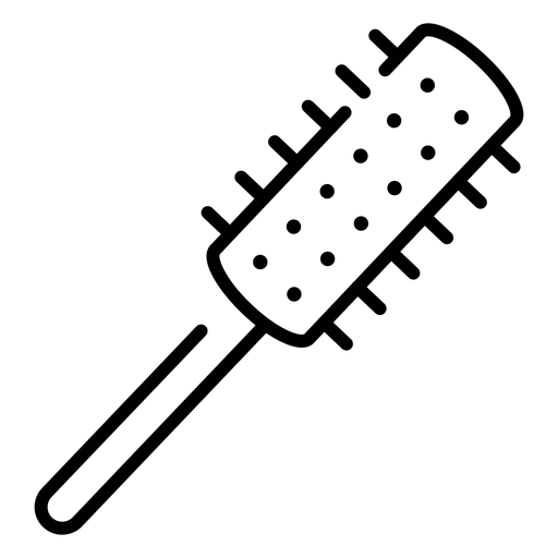 Round Hair Brush Icon Hair Icon