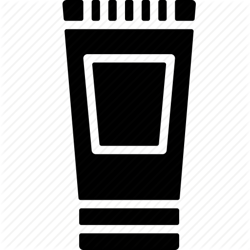 Bathroom, Gel, Hair, Solid Icon