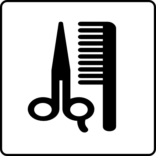 Hotel Icon Hair Salon Clipart