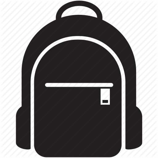 Backpack, Bag, Rucksack, Schoolbag Icon