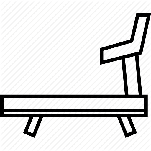 Exercise, Fitness, Gym, Jogging Machine, Treadmill Icon