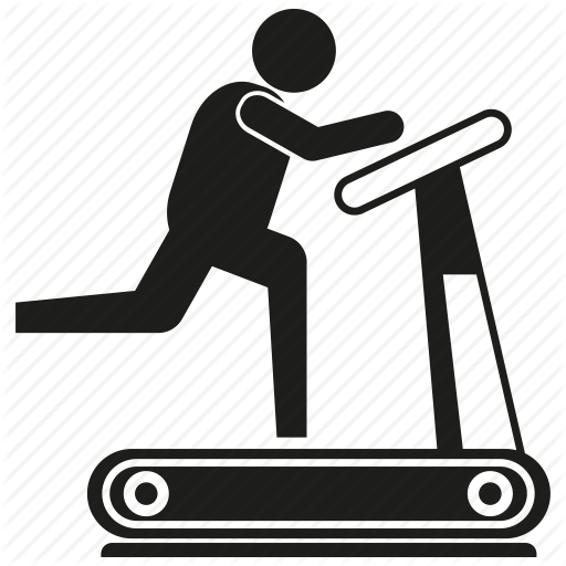 Exercise, Fitness, Gym, Running, Sport, Treadmill, Workout Icon