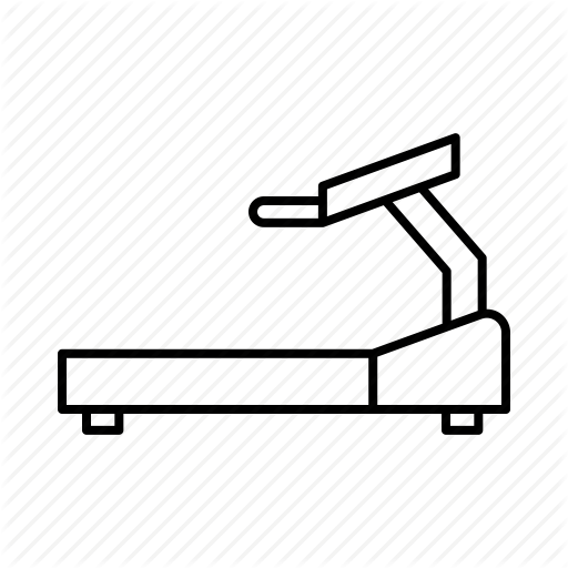 Fitness, Health, Lifestyle, Treadmill Icon