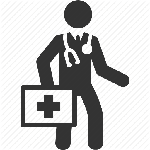 Doctor On Duty, First Aid, Medical Assistance, Medical Help Icon