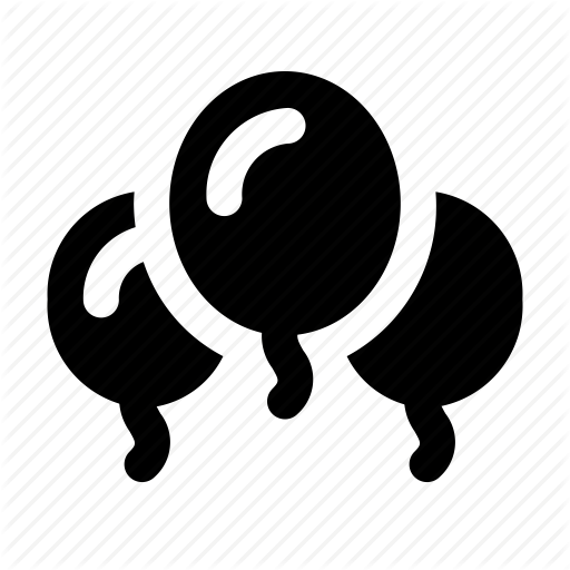 Baloons, Holiday Icon