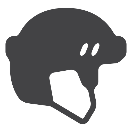Hockey Helmet Flat Icon