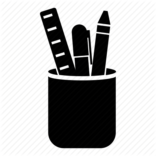 Business, Desk, Draw, Holder, Office, Pen, Pencil Icon