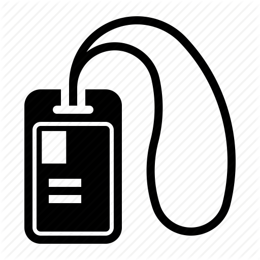 Card, Equipment, Holder, Office, Tag Icon